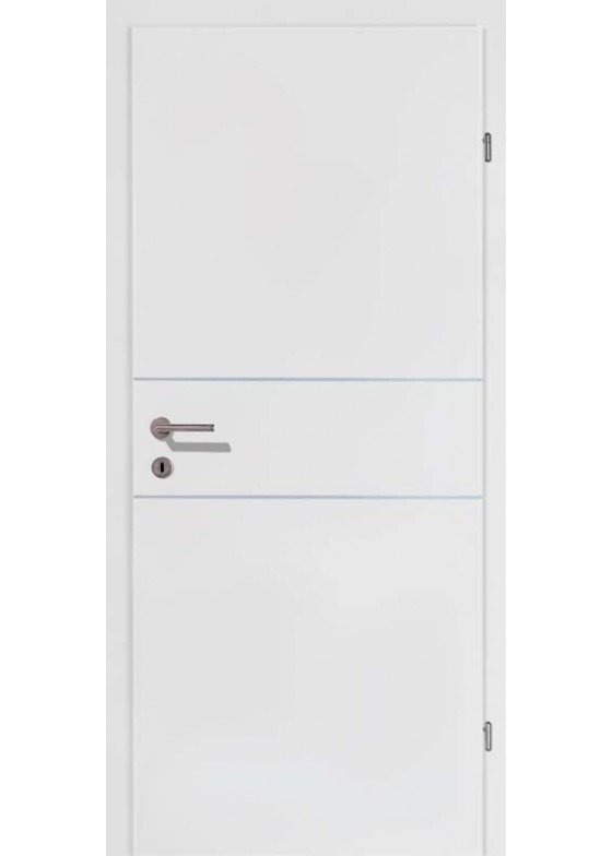 Decora CPL Brillantweiß Alu 2 Lisenen quer
