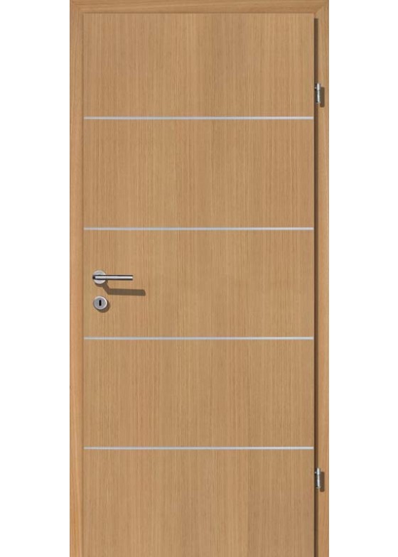 Premium Eiche Alu 4 Lisenen quer