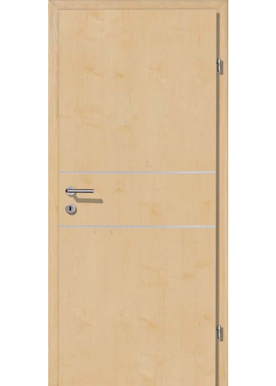 Premium Ahorn Alu 2 Lisenen quer