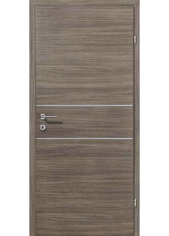 Decora CPL Wildeiche querstrukturiert Alu 2 Lisenen quer