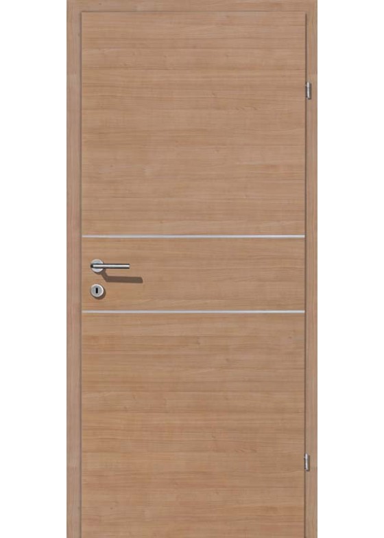 Decora CPL Zimtbirke Quermaserung Alu 2 Lisenen quer