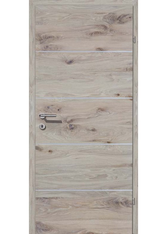 Grünau Eiche rustikal weiß geölt 4 Alulisenen