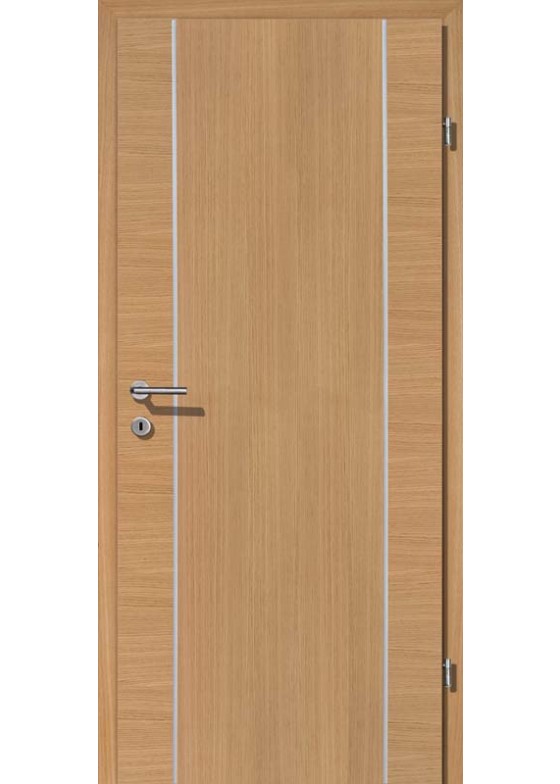 VIVA 08 Eiche Alu 2 Lisenen längs