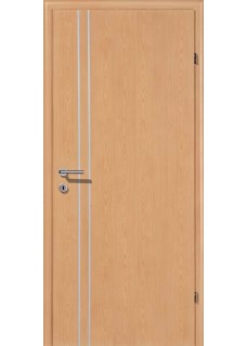 Decora CPL Buche Längsmaserung Alu 2 Lisenen längs
