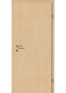 Decora CPL Ahorn Längsmaserung Alu 2 Lisenen quer