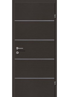 Decora CPL Grafite querstrukturiert Alu 4 Lisenen quer