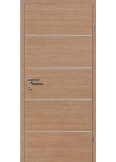 Decora CPL Zimtbirke Quermaserung Alu 4 Lisenen quer