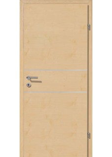 Decora CPL Bergahorn Quermaserung Alu 2 Lisenen quer