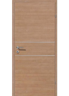 Decora CPL Zimtbirke Quermaserung Alu 2 Lisenen quer
