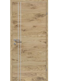 Grünau Eiche rustikal getönt Alu 2 Lisenen längs