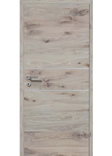 Grünau Eiche rustikal weiß geölt 2 Alulisenen quer