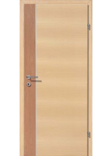 VIVA 03 Ahorn Streifen Erle längsfurniert Alu 1 Lisene längs