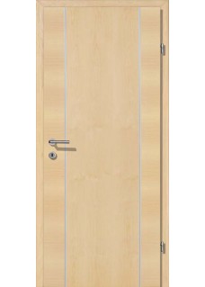 VIVA 08 Ahorn Streifen Ahorn querfurniert Alu 2 Lisenen längs